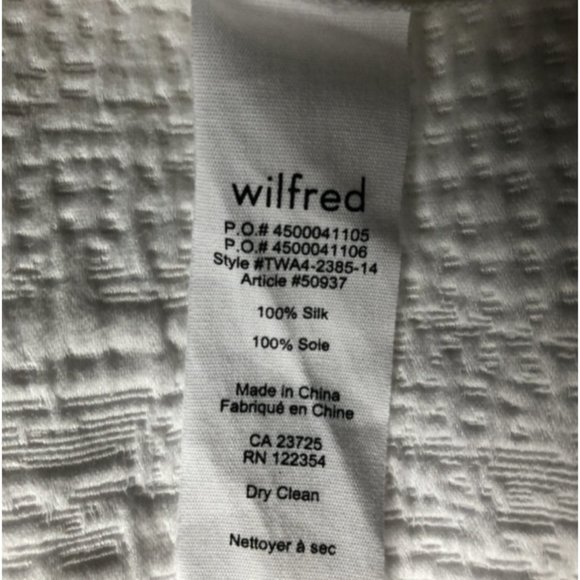 *WORN ONCE* SHIRT FROM WILFRED - Picture 4 of 4